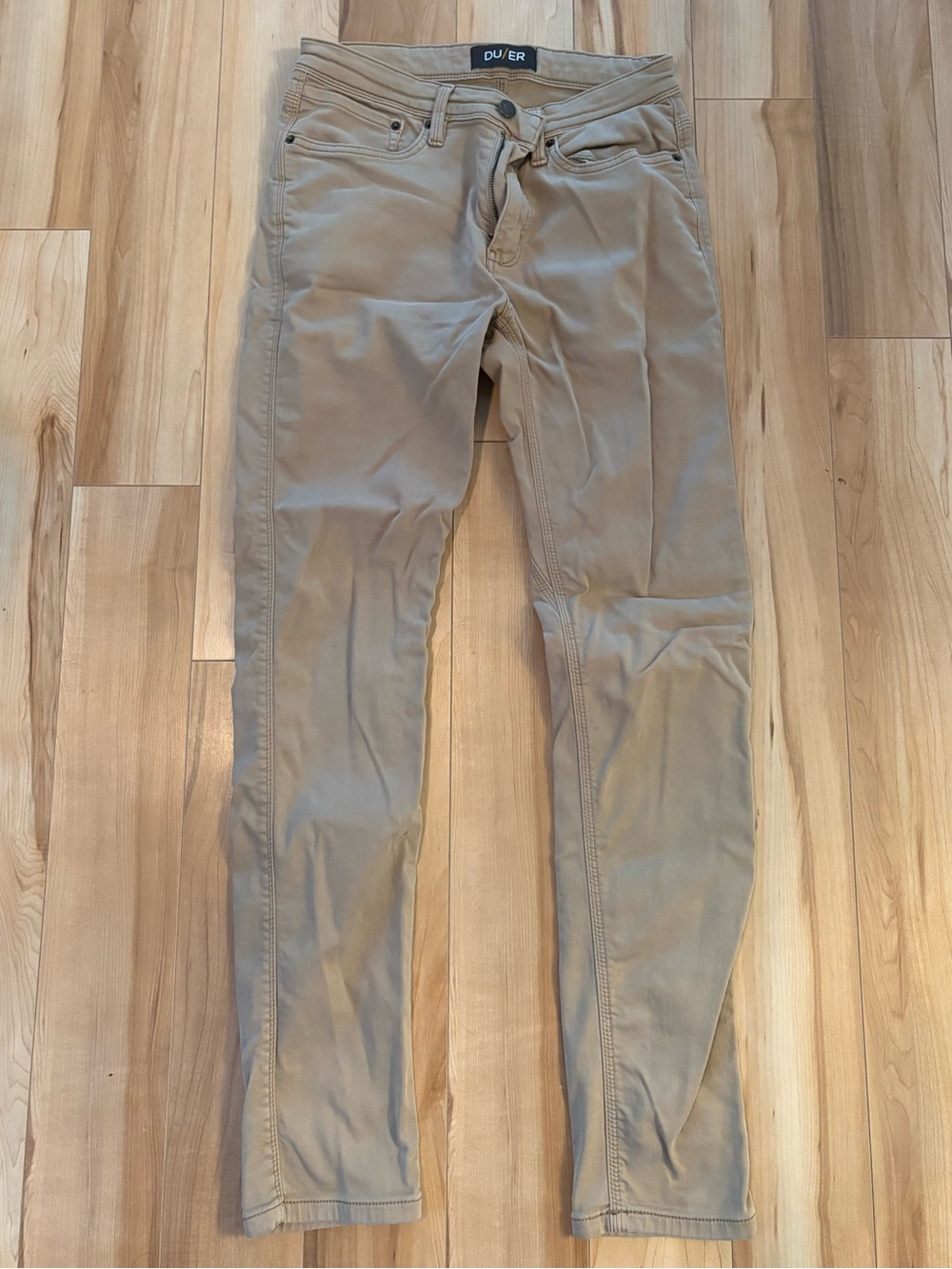 DU/ER Slim Fit Men's Jeans - Khaki